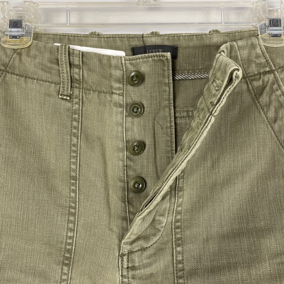 J. Crew Foundry Pant Herring Spanish Moss Size 4 - Picture 5 of 13